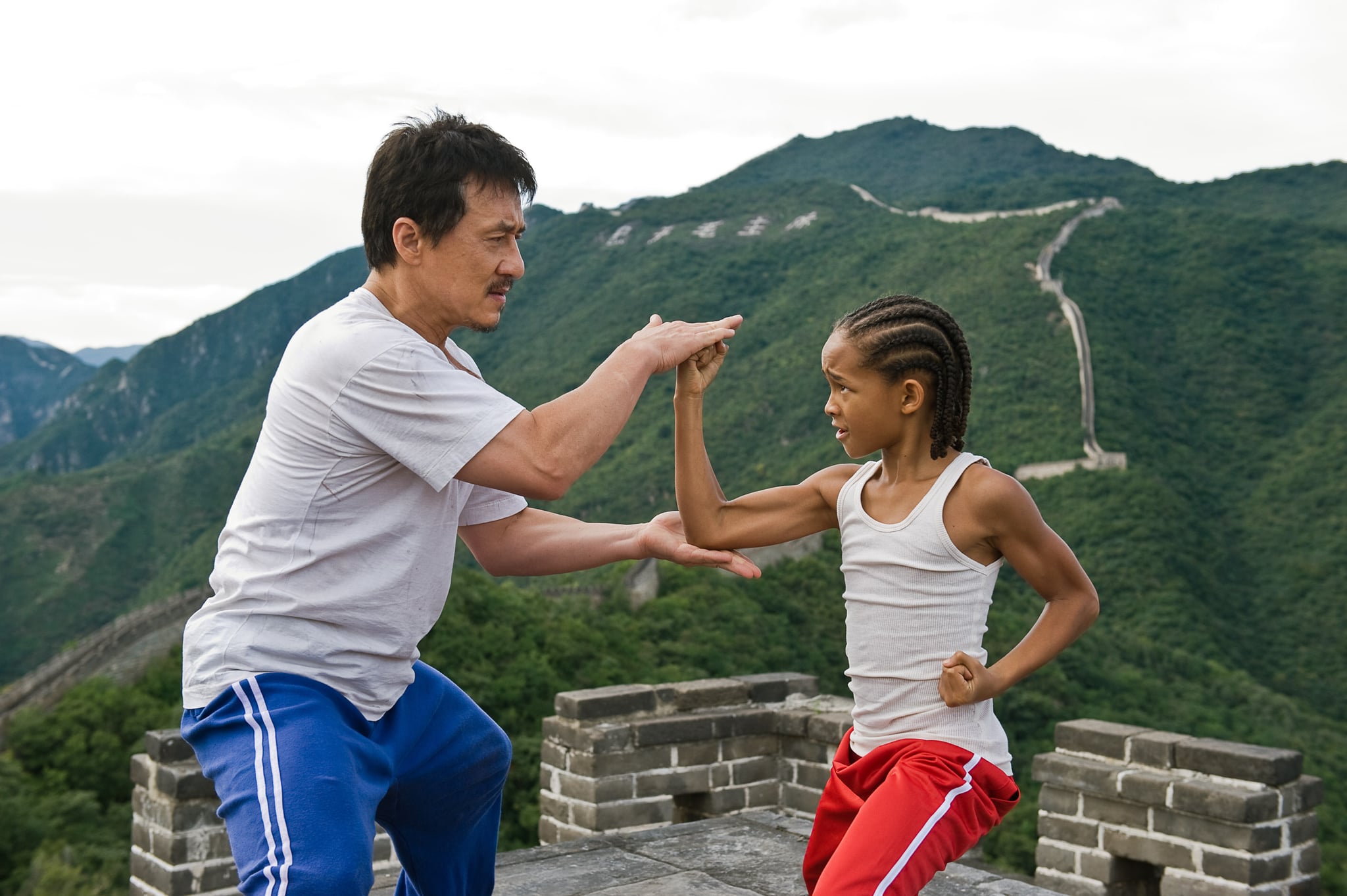 THE KARATE KID, from left: Jackie Chan, Jaden Smith, 2010. ph: Jasin Boland/Columbia Pictures/courtesy Everett Collection