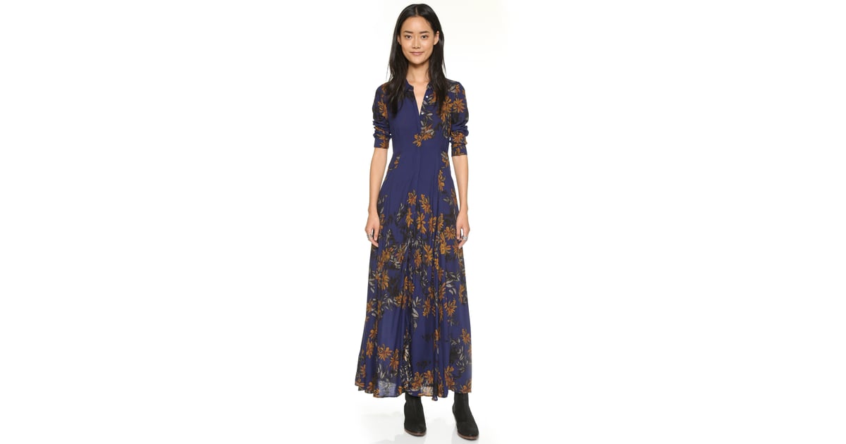 Free People 60s After The Storm Dress ($168) | Modest Holiday Dresses ...