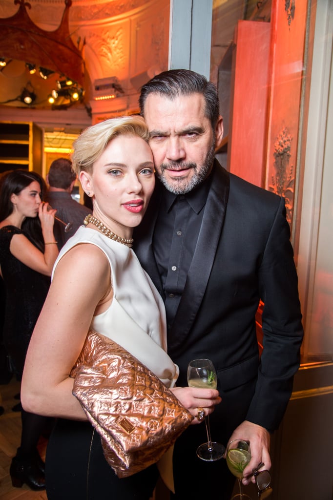 Scarlett Johansson and Husband Romain Dauriac in Paris 2016