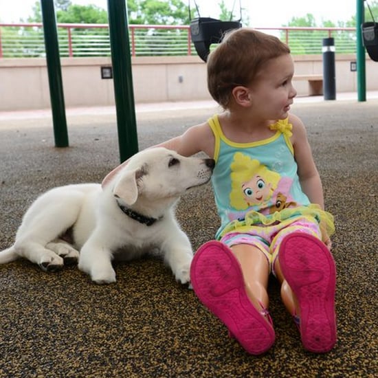 Girl Without Feet Gets Puppy Without a Paw