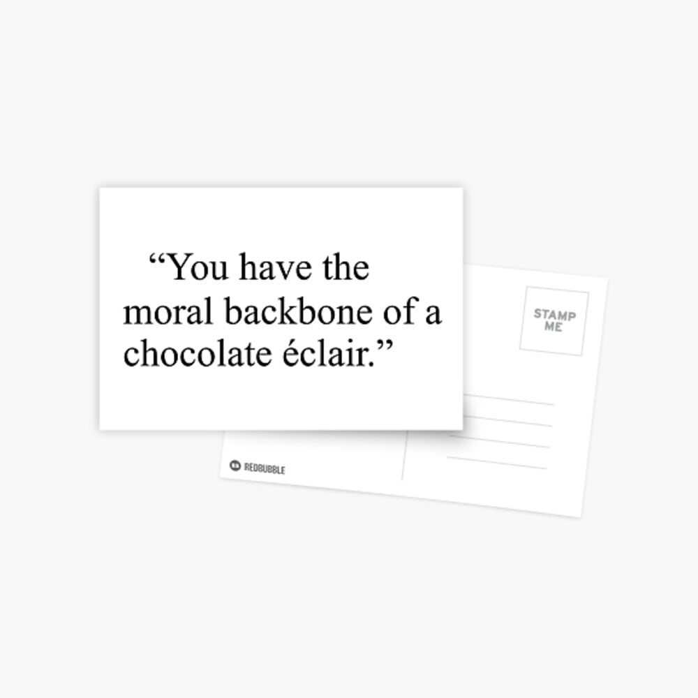 Chocolate Eclair Postcard