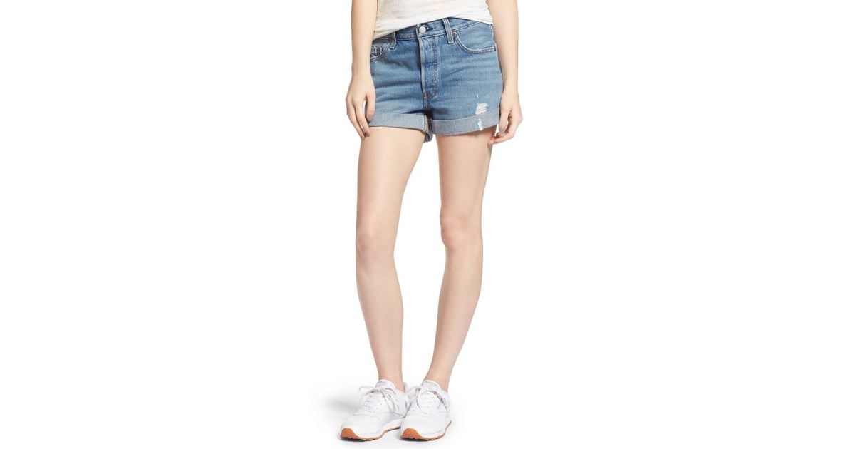 levi's 501 long short