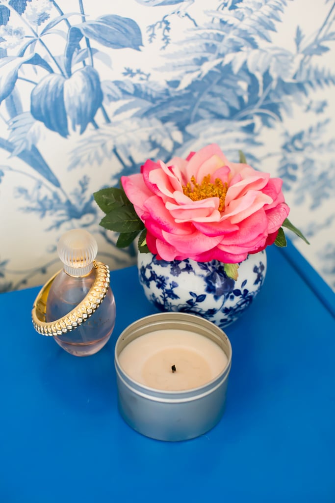 Her fairy guardians could never choose between pink and blue . . . so Aurora would decorate with both!
Source: Monica Wang for The Everygirl