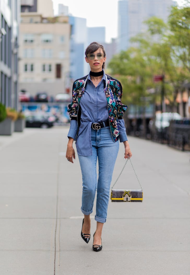If You Have an Embellished Jacket, Style It With a Contrasting Top ...