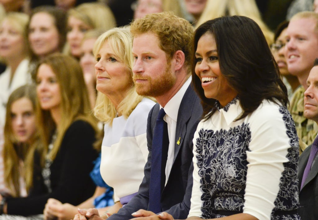 Prince Harry and Michelle Obama at Invictus Games Event 2015
