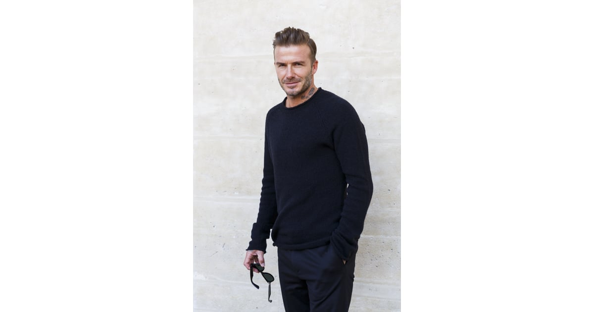 David Beckham at Paris Fashion Week 2016 | POPSUGAR Celebrity Photo 10