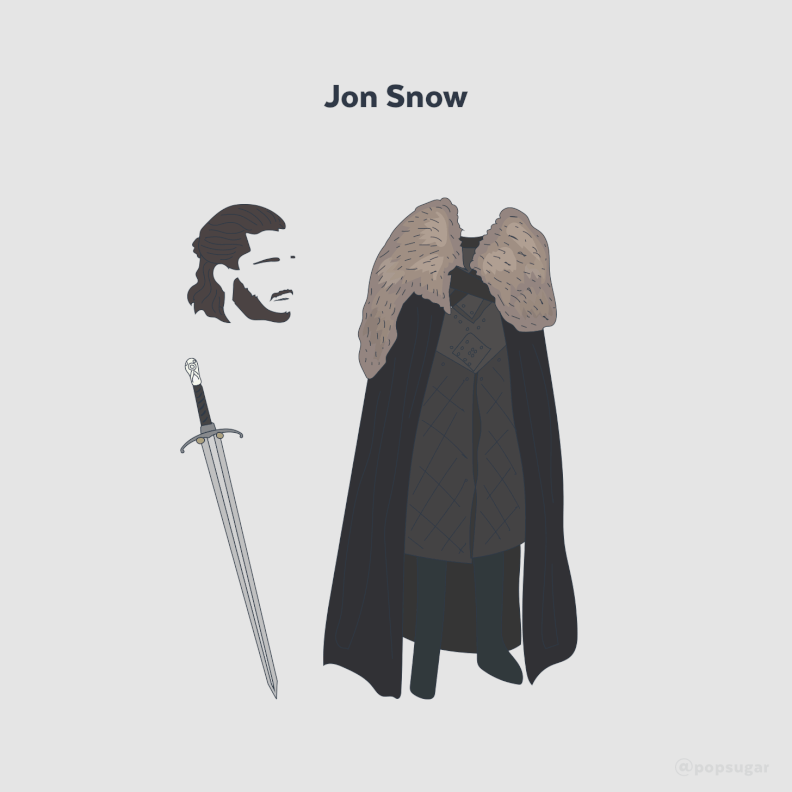 jon snow drawing sword gif