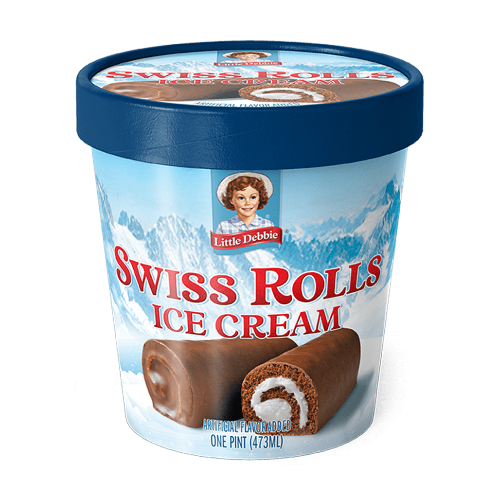Little Debbie Swiss Rolls Ice Cream Pint