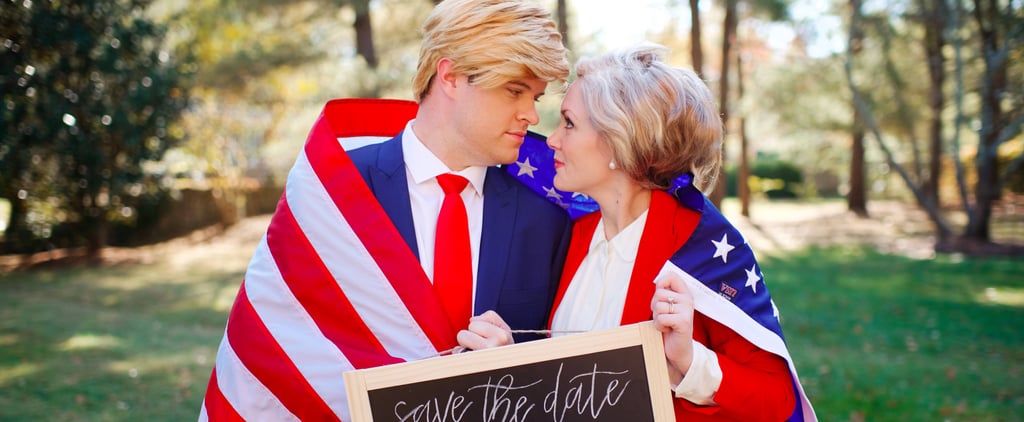 Donald Trump and Hillary Clinton Engagement Shoot