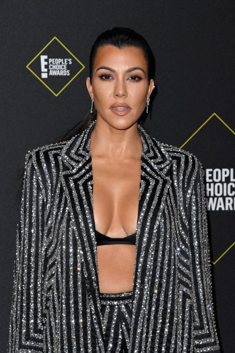 SANTA MONICA, CALIFORNIA - NOVEMBER 10: Kourtney Kardashian attends the 2019 E! People's Choice Awards at Barker Hangar on November 10, 2019 in Santa Monica, California. (Photo by Jon Kopaloff/FilmMagic)