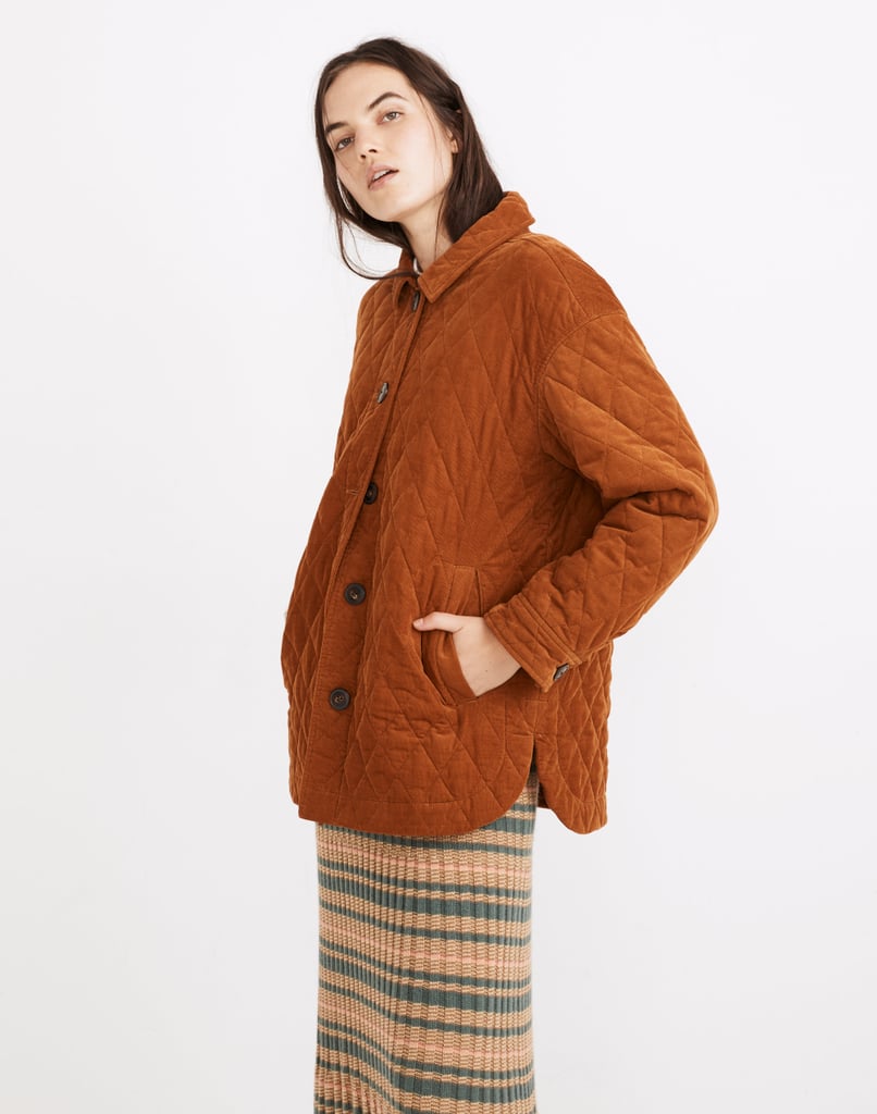 Madewell Quilted Corduroy Walton Shirt-Jacket