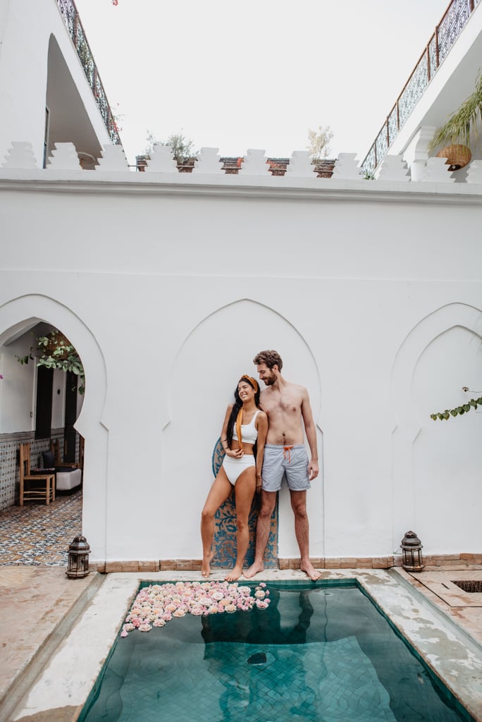 Sexy Moroccan Pool Couples Photo Shoot