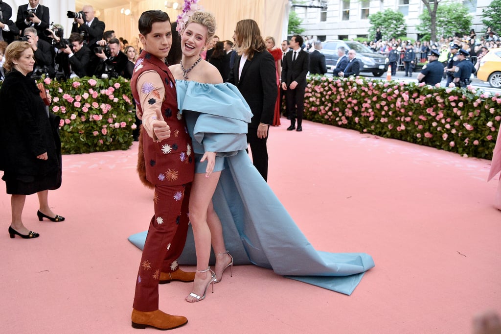 Cole Sprouse and Lili Reinhart at the 2019 Met Gala POPSUGAR