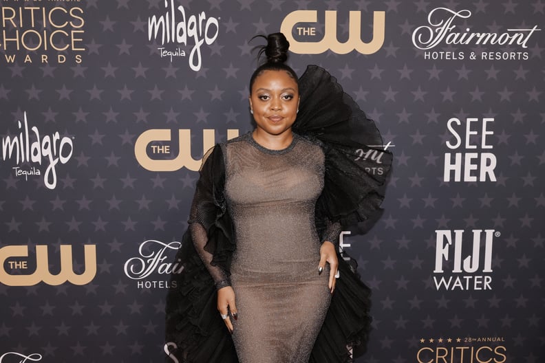 Quinta Brunson at the 2023 Critics' Choice Awards