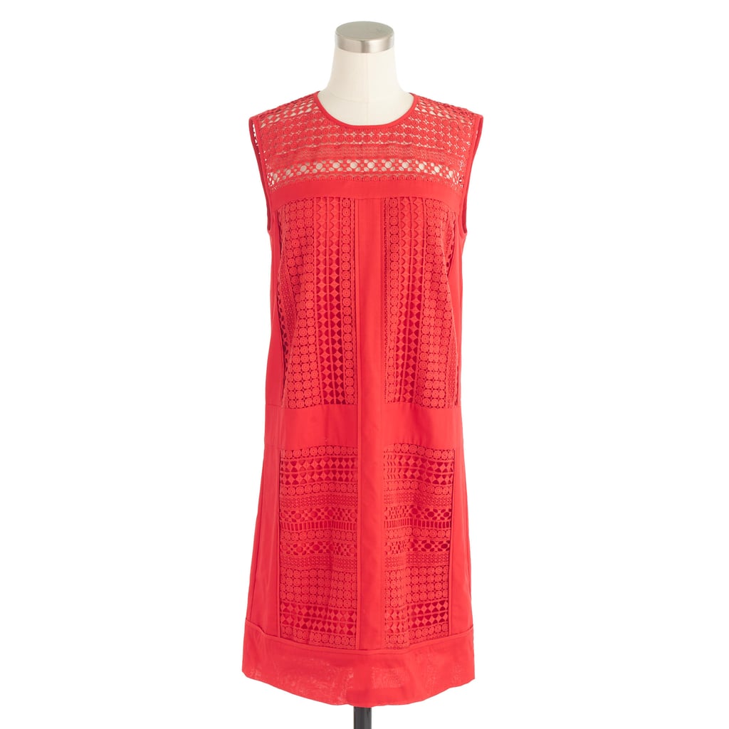 J.Crew Geo Lace Shift Dress
