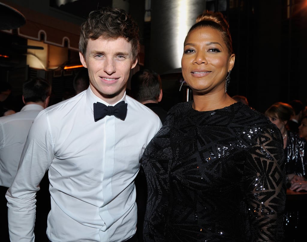 Pictured: Queen Latifah and Eddie Redmayne