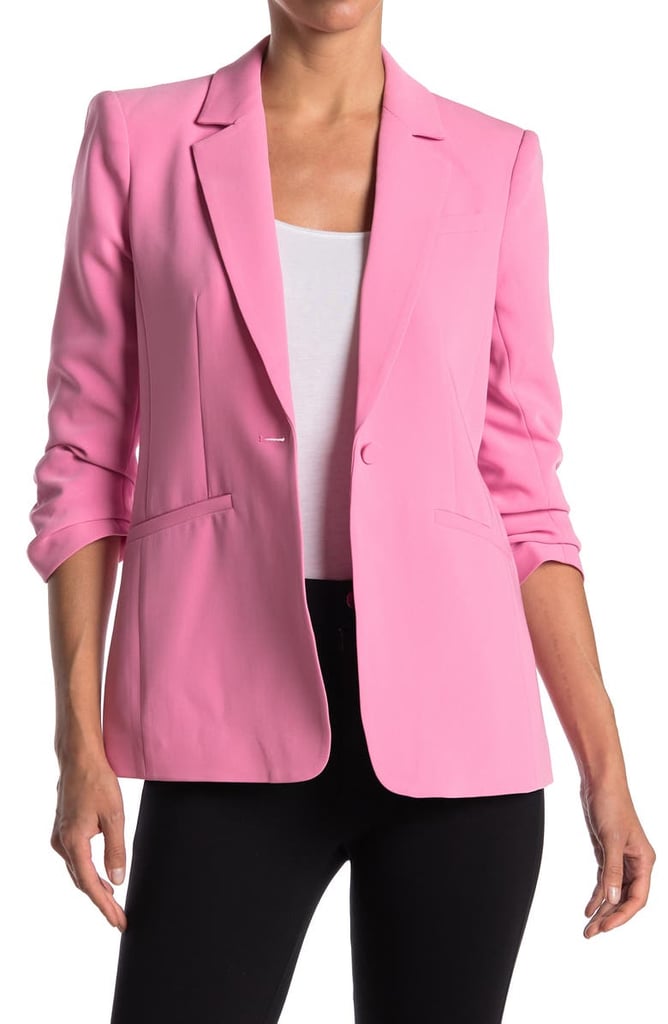 Cinq à Sept Crepe Khloe Blazer in Peony
