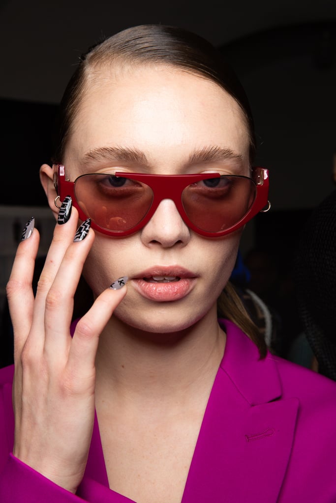 Emilio Pucci's Logo Nails at MFW Autumn 2020