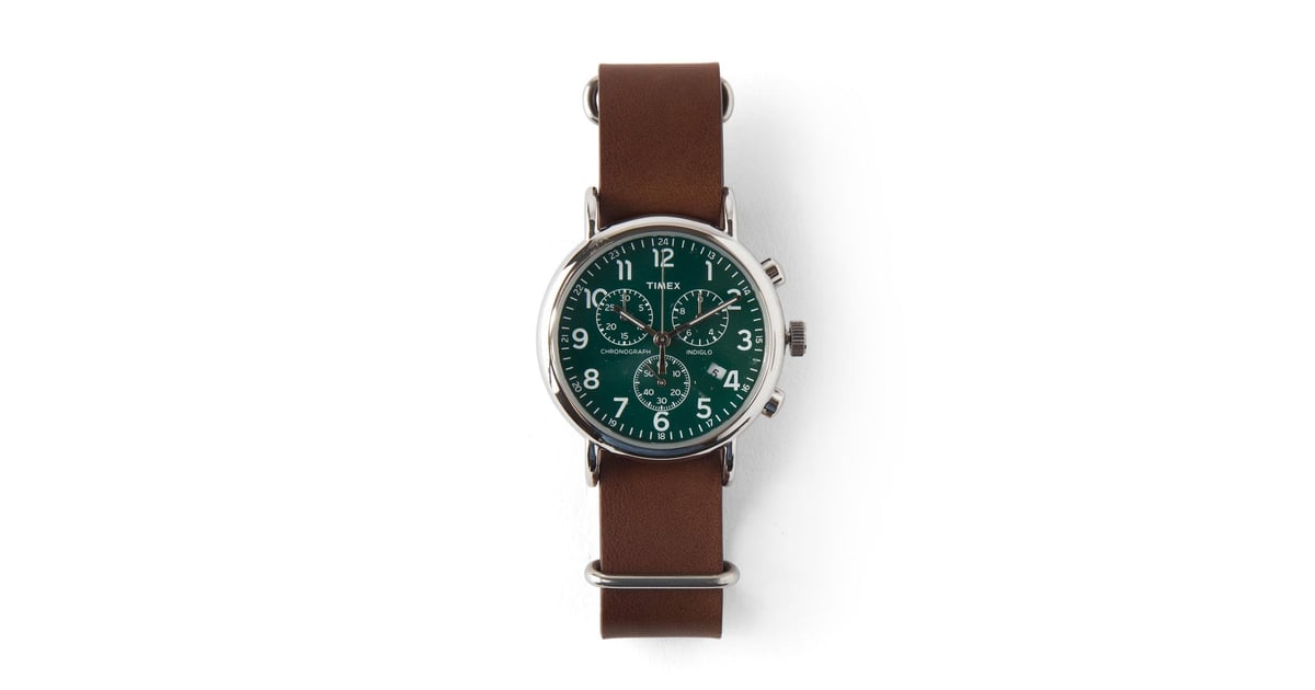 timex weekender chrono oversized