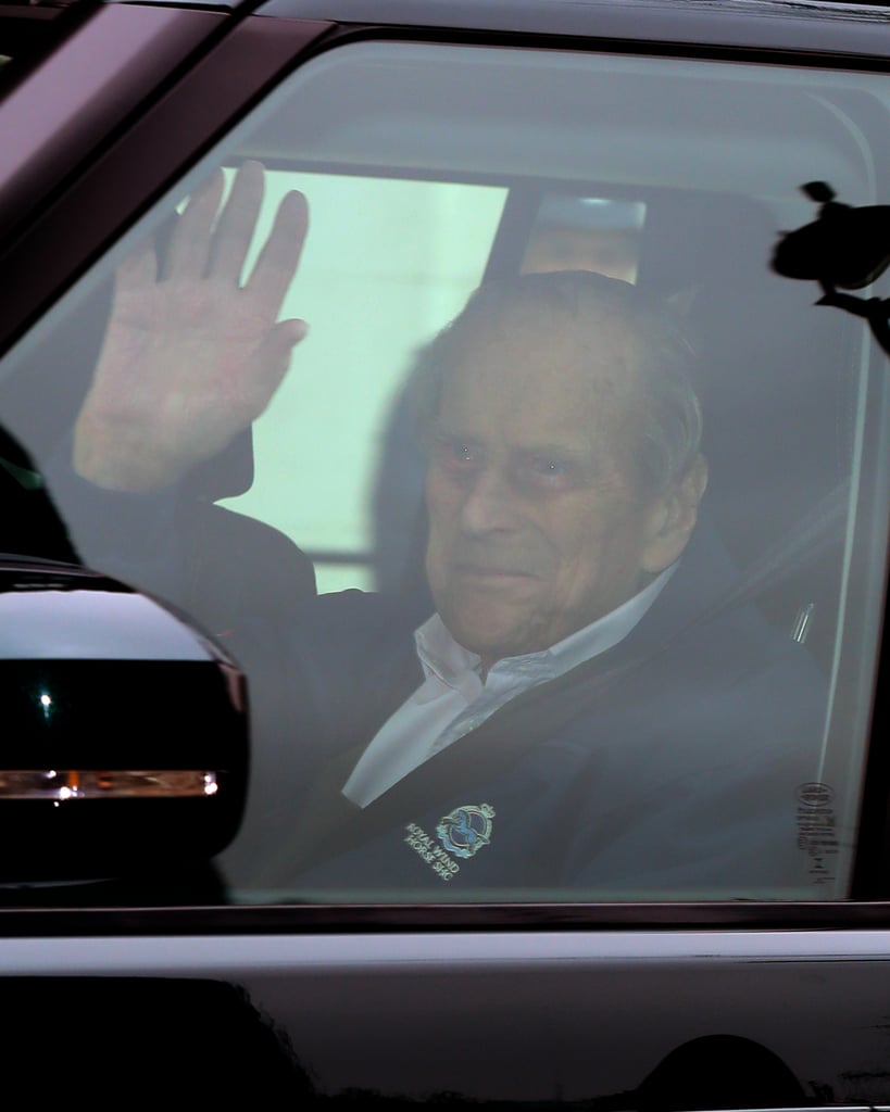 Prince Philip Leaving Hospital After Hip Replacement Surgery