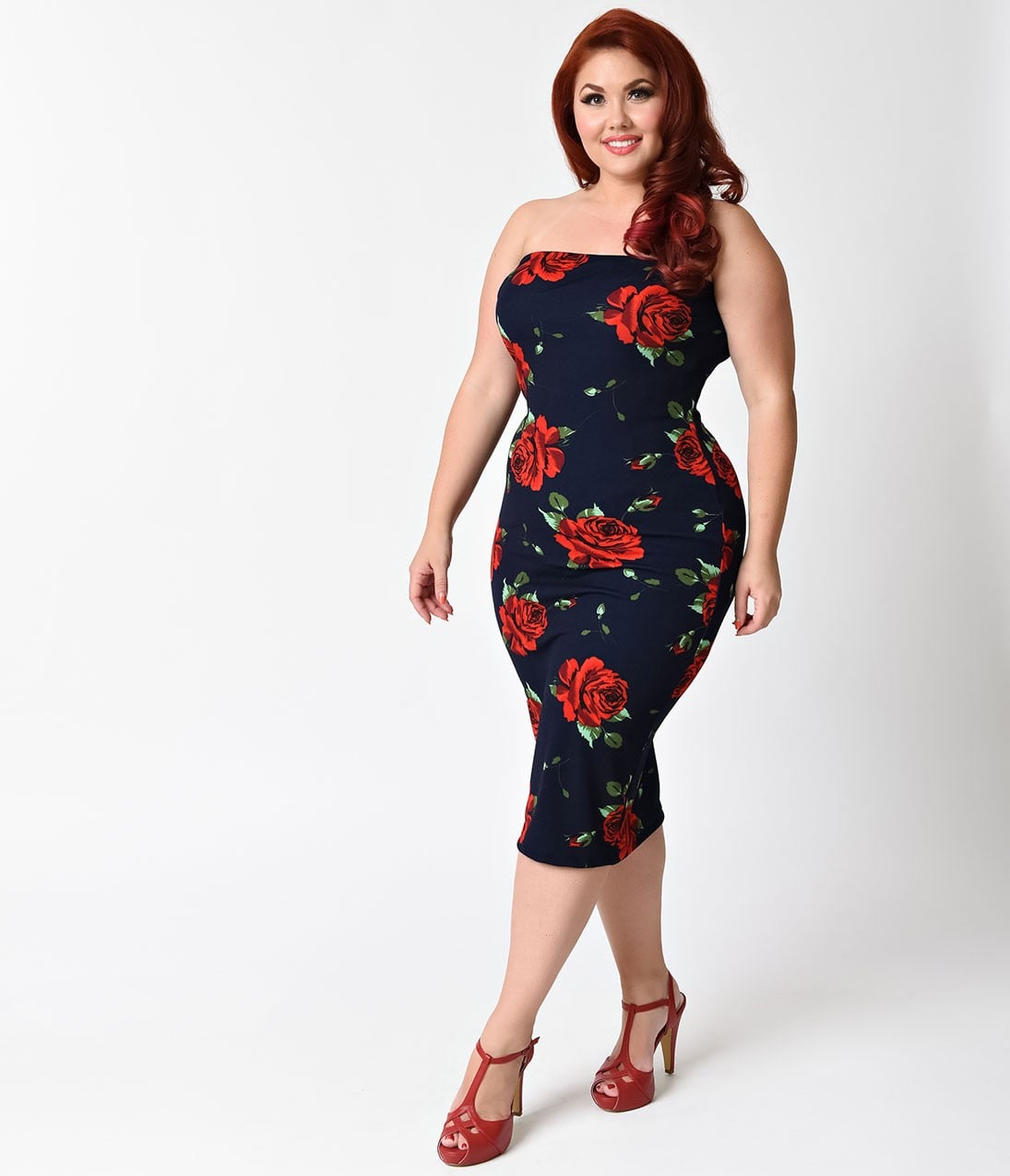 navy blue wiggle dress