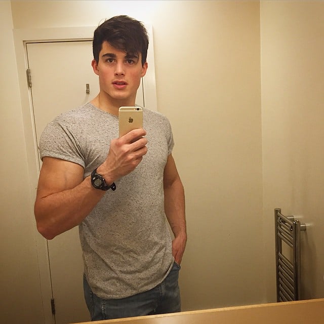 One commenter on this photo wrote "Omfg I want lessons in math with you!" Umm . . . get in line!