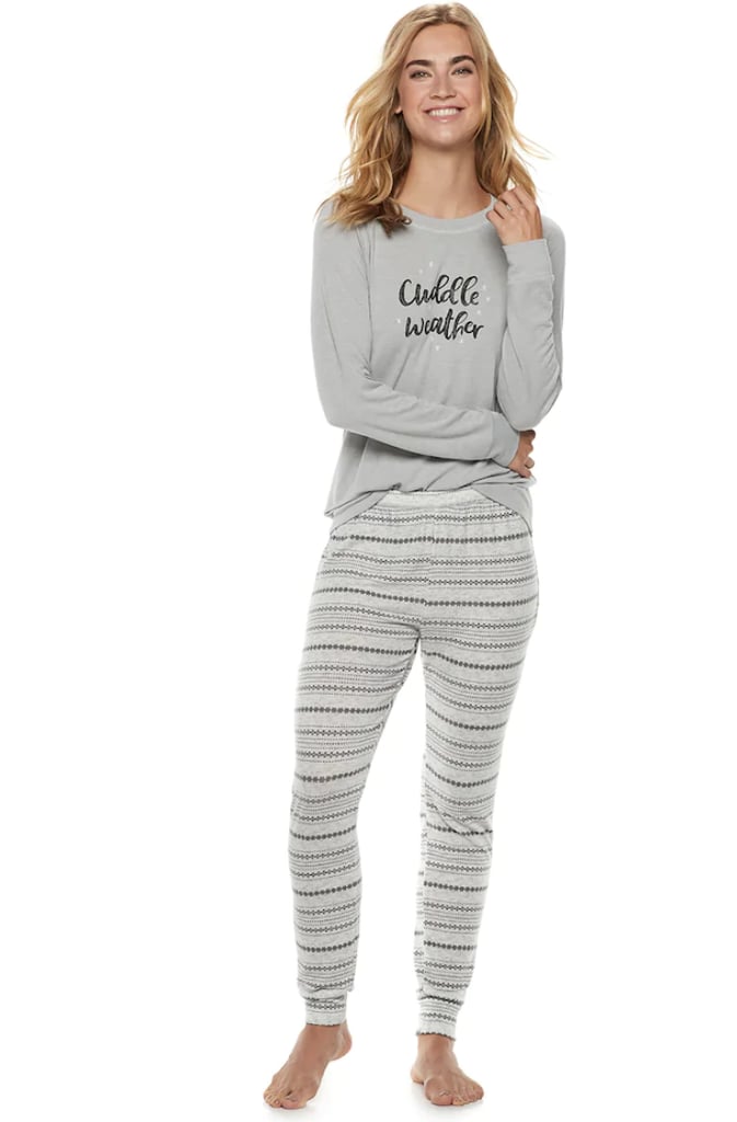 SONOMA Goods for Life 2-piece Raglan Tee & Pants Pajama Set