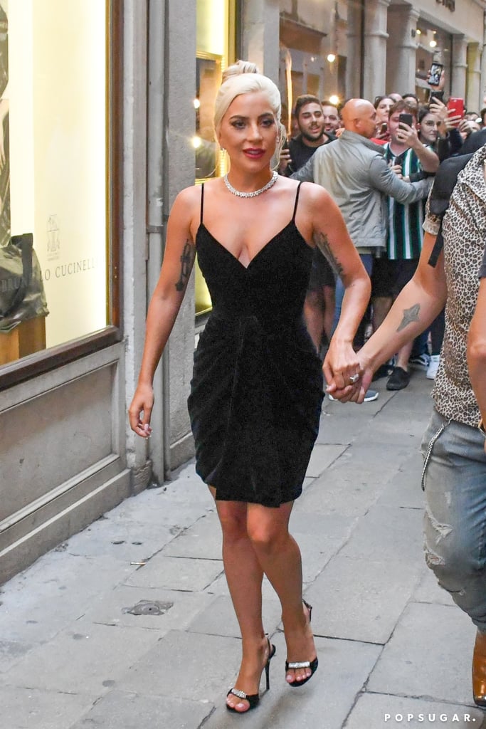 Lady Gaga showed off a classically sexy LBD on the streets of Venice in September.