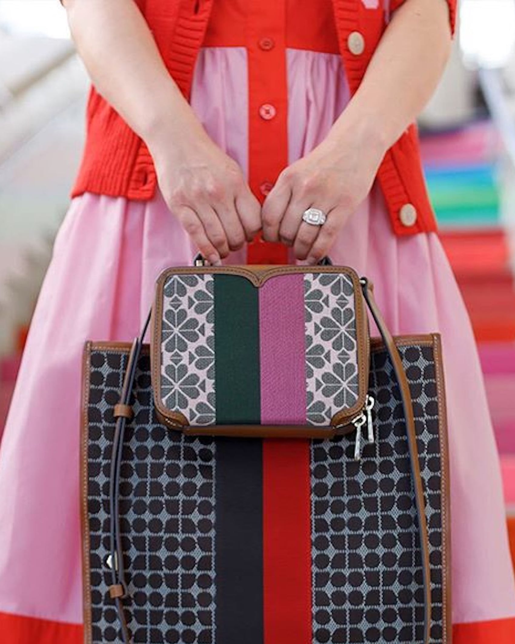 Meet the new kate spade flower jacquard bag - Style Charade