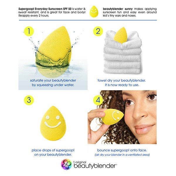 Beautyblender Sunny x Supergoop! Kit