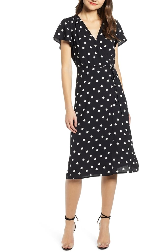 Leith Midi Wrap Dress