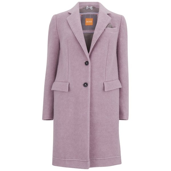 BOSS ORANGE Women's Obecki Coat Light/Pastel Purple ($417)