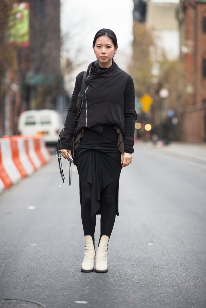 Bundling up can look downright artistic with the right draping. 
Source: Le 21ème | Adam Katz Sinding