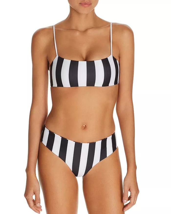 MIKOH Kumu Striped Bandeau Bikini Top & Cruz Bay Bikini Bottom