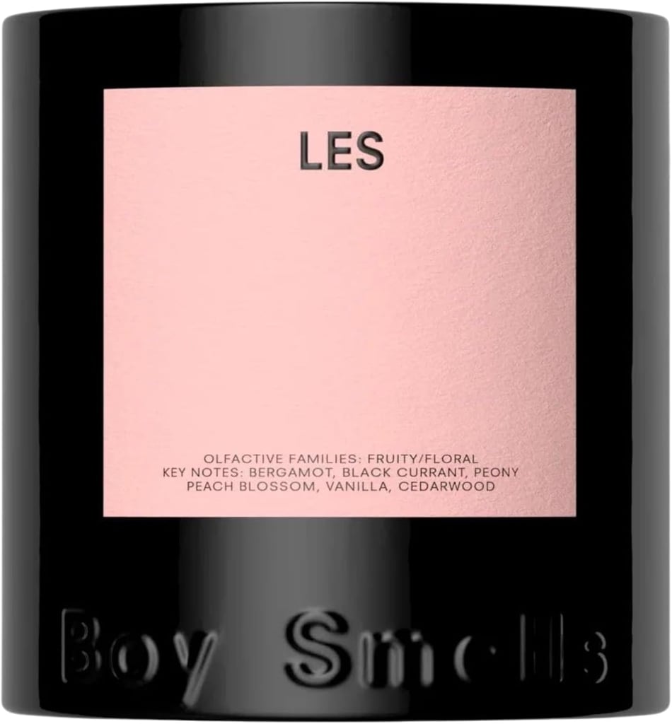 Boy Smells Les Scented Candle ($35, originally $44)
Made from a blend of beeswax and soy, this candle delivers 50 hours of burn time. While there are several different scents on sale, this one is perfect for anyone drawn to fruity/floral scents. It combines notes of bergamot, black current, peony, peach blossom, vanilla and cedarwood.