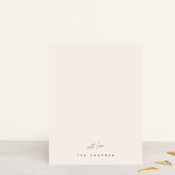 Personalized Stationary: Sentiment Customizable Personalized Stationery by Sara Hicks Malone