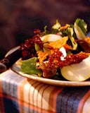 Autumn Greens With Apples, Radishes, and Cheddar Frico