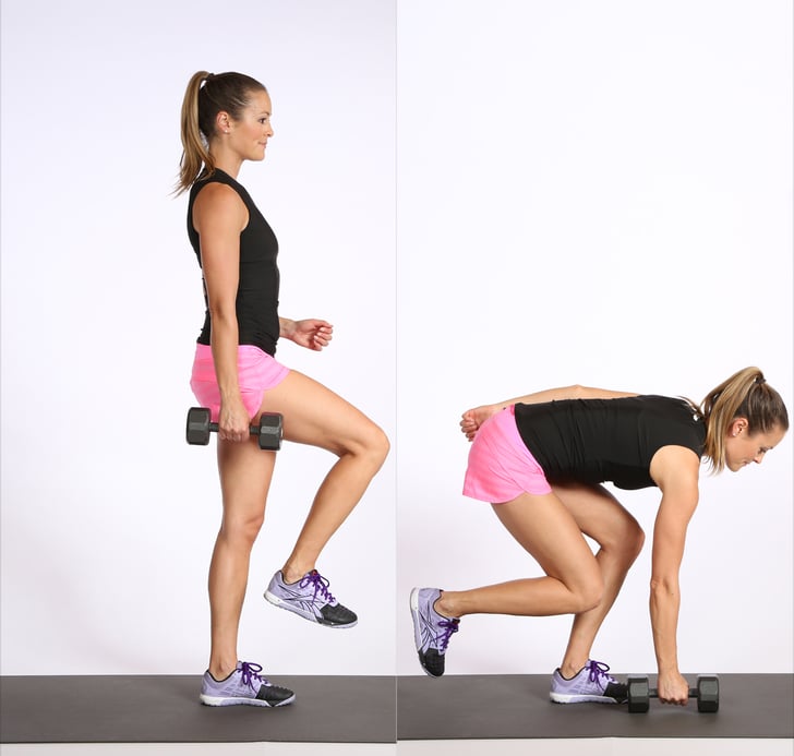 Circuit One Single Leg Touch Workout For Abs Butt And Thighs Popsugar Fitness Photo 5