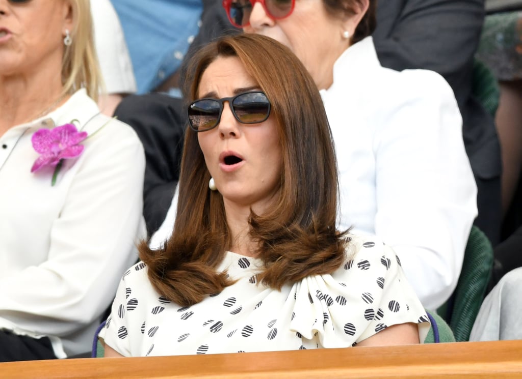 Kate Middleton's Facial Expressions Watching Sports Pictures