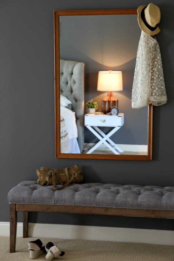 A Wall-Mounted Mirror