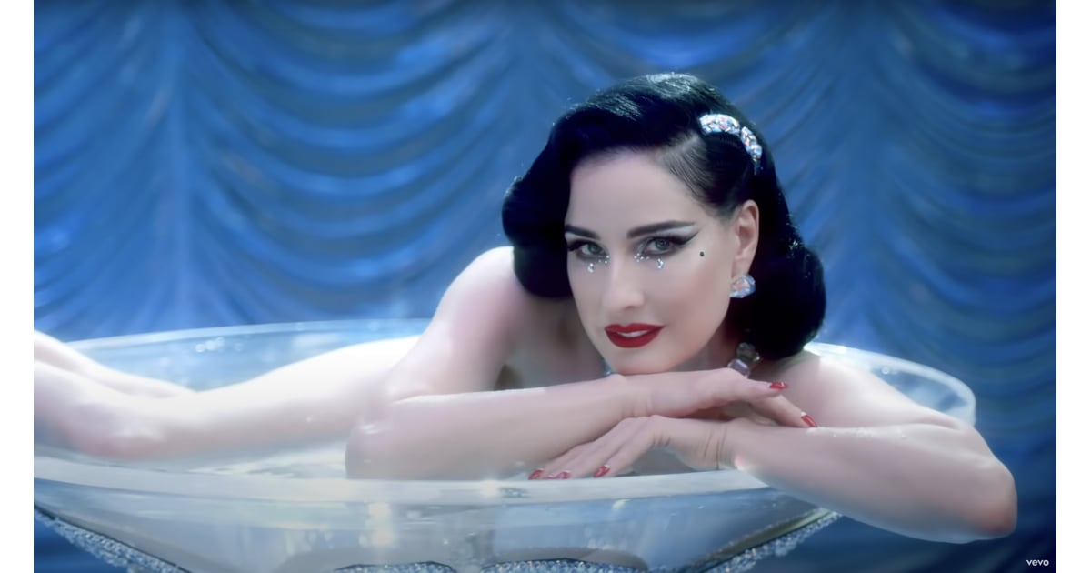 Dita Von Teese in Taylor Swift