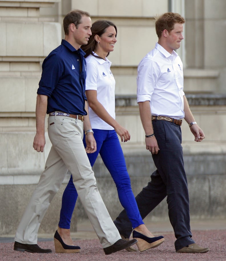 Kate Middleton Wearing Stuart Weitzman Corkswoon Wedges