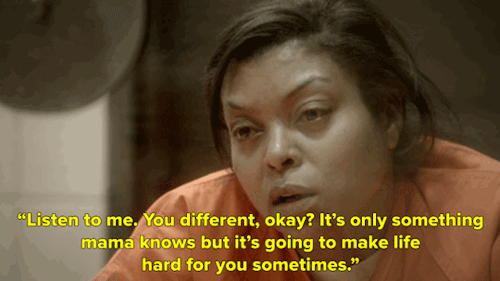 When she gets real with her gay son.