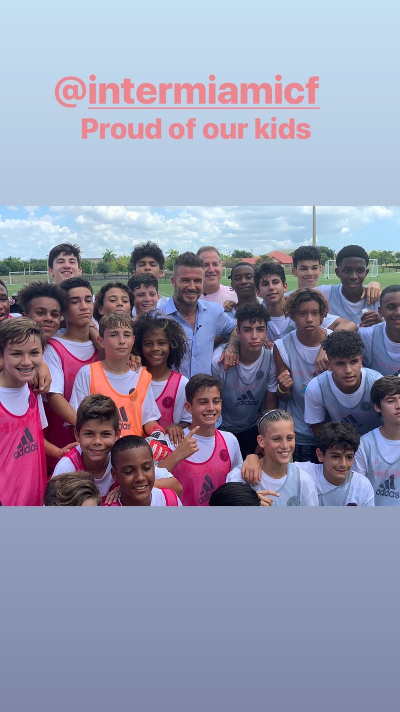 He Took a Photo With Young Soccer Stars