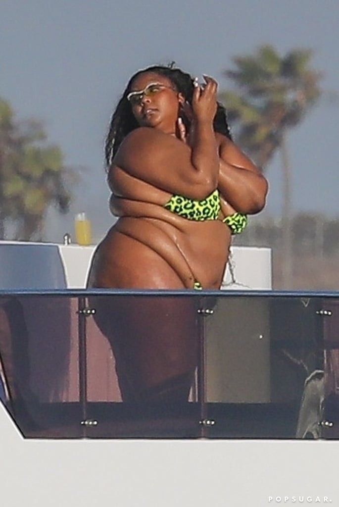 Lizzo Has a Bikini-Clad Outing in Marina del Rey, CA