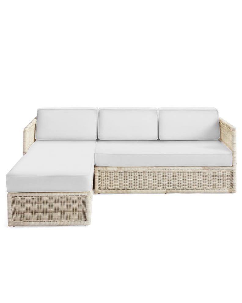 A Sectional Sofa: Serena & Lily Pacifica Left-Facing Chaise Sectional
