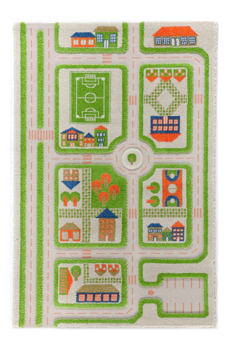 IVI 3D Traffic Play Rug — Green