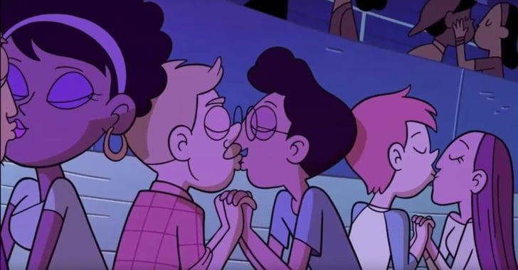 Same Sex Disney Couples Kissing Popsugar Love And Sex 0507