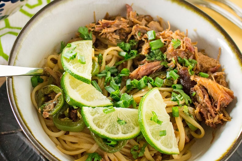 Spicy Pork Noodle Bowl