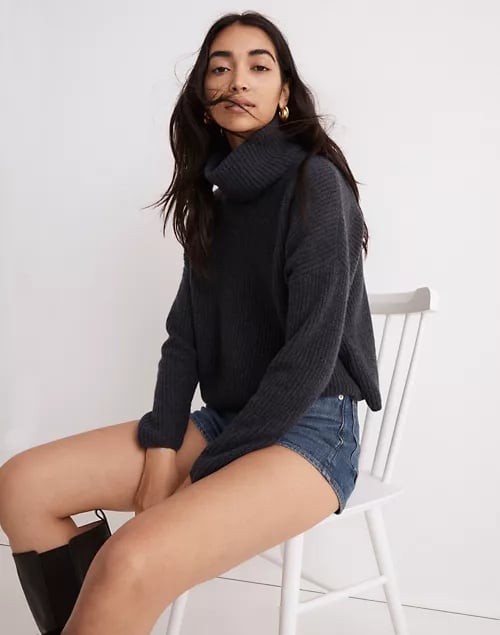 A Soft Turtleneck: Madewell (Re)sourced Cashmere Turtleneck Sweater
